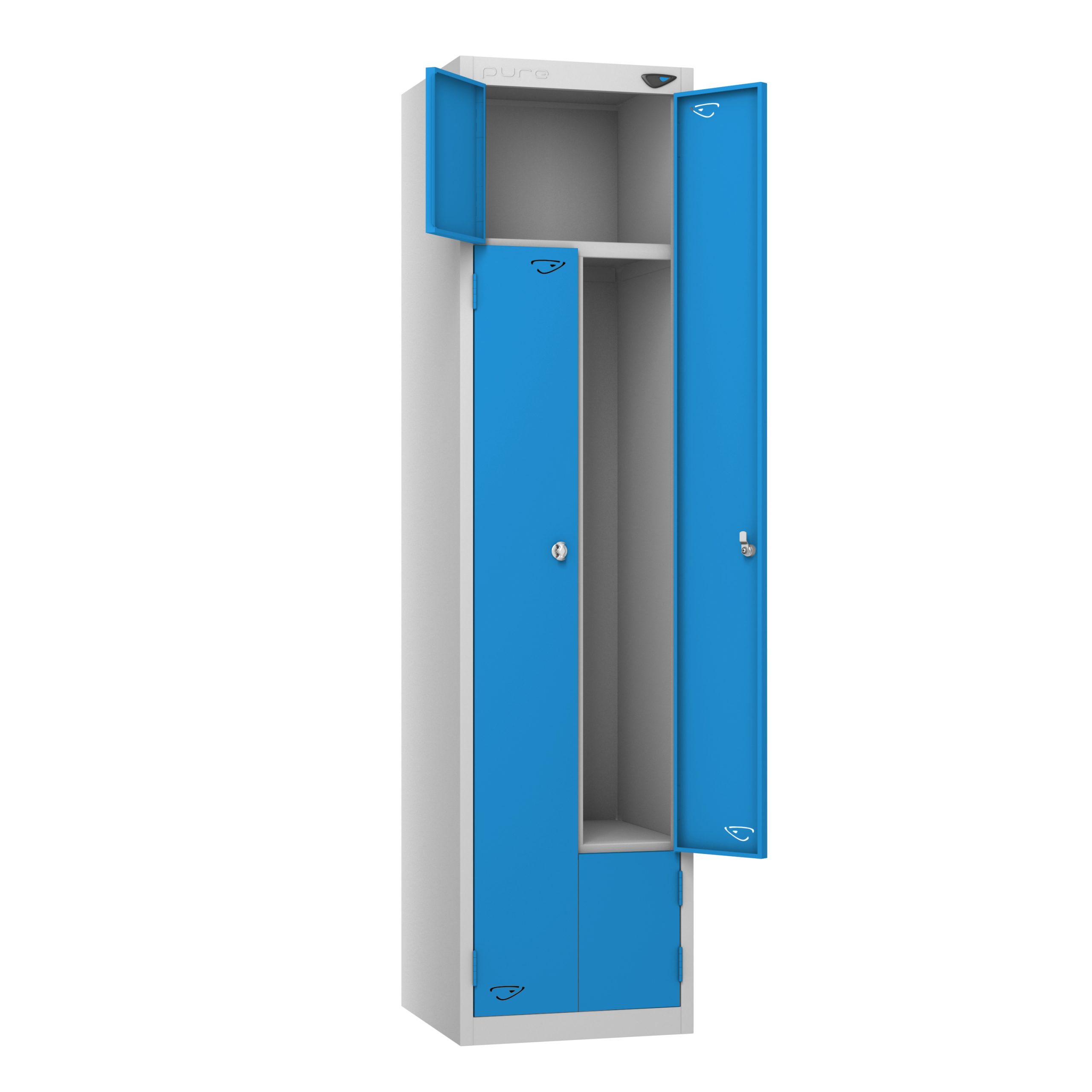 Z locker is ideal for hanging space