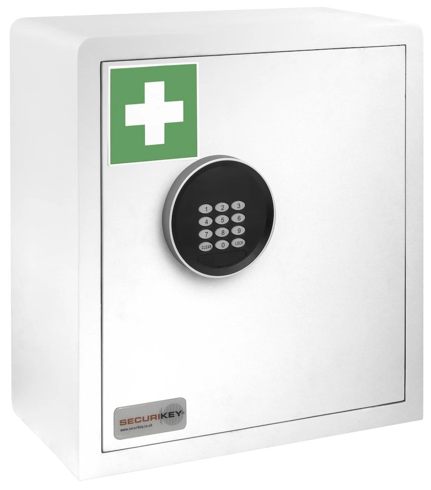 Secure medical cabinet