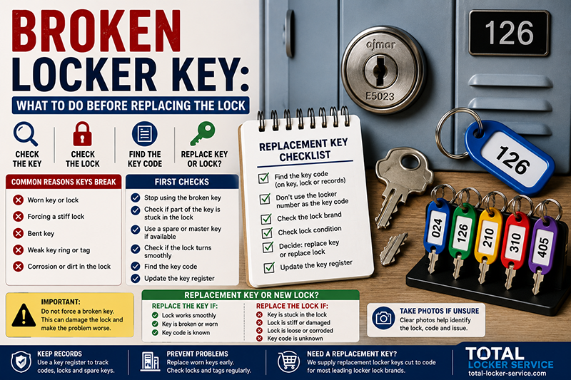 Broken Locker Key: What to Do Before Replacing the Lock
