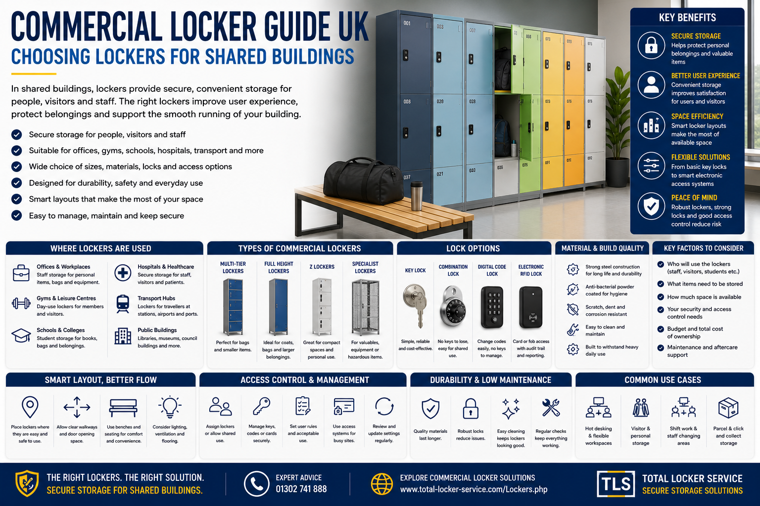 Commercial Locker Guide UK: Choosing Lockers for Shared Buildings