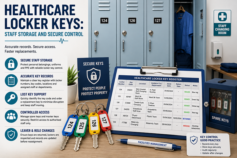Healthcare Locker Keys: Staff Storage and Secure Control