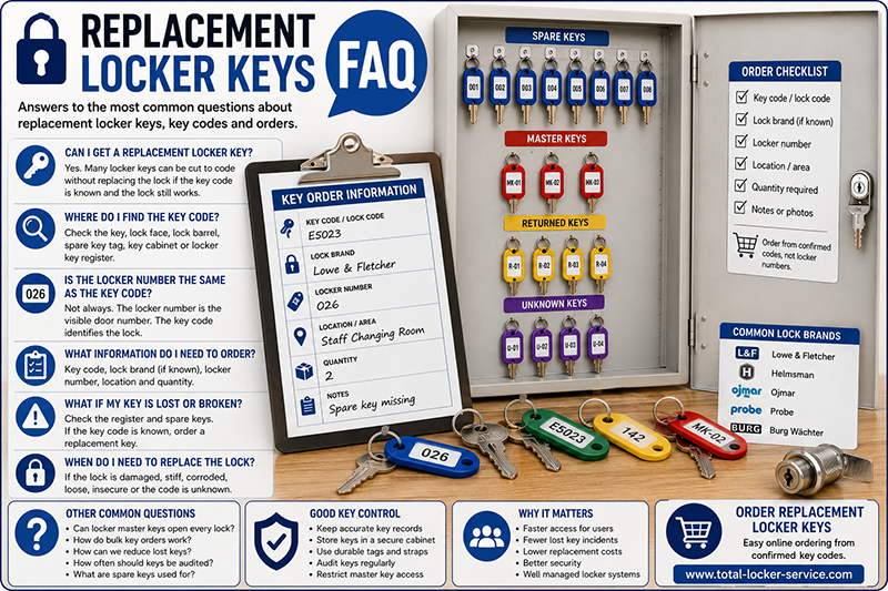 Replacement Locker Keys FAQ