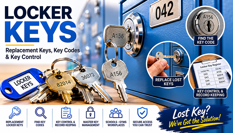 Locker Keys UK: Replacement Keys, Key Codes and Locker Key Control