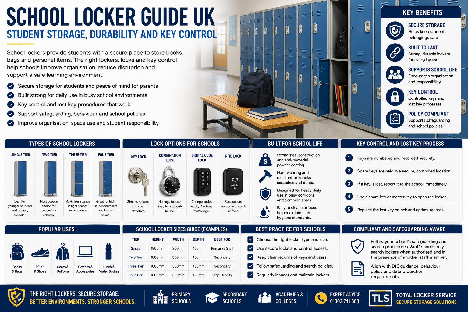 School Locker Guide UK: Student Storage, Durability and Key Control