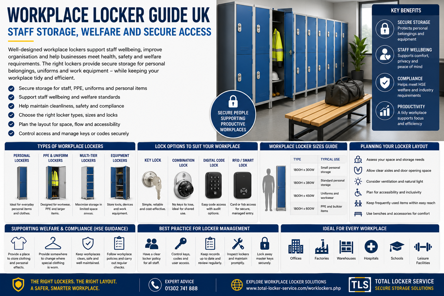 Workplace Locker Guide UK: Staff Storage, Welfare and Secure Access